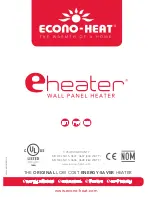 Econo Heat Eheater Instruction Manual preview