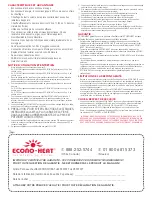 Предварительный просмотр 8 страницы Econo Heat Eheater Instruction Manual