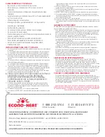 Предварительный просмотр 11 страницы Econo Heat Eheater Instruction Manual