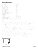 Предварительный просмотр 5 страницы Econo Heat OMNI OWH-250 Installation, Operation And Service Instructions