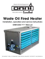 Econo Heat OMNI OWH-500 Installation, Operation And Service Instructions preview