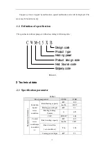 Preview for 4 page of Econo CWM Series Manual