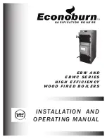 Econoburn EBW-100 Installation And Operating Manual предпросмотр