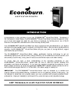 Предварительный просмотр 5 страницы Econoburn EBW SERIES Operator'S Manual