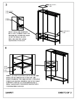 Preview for 2 page of Econoco Linea LNHFET Assembly Instructions