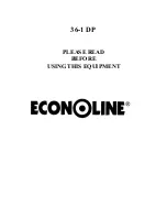 Preview for 1 page of Econoline 36-1 DP Operating Instructions & Parts Manual