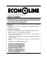 Preview for 2 page of Econoline 36-1 DP Operating Instructions & Parts Manual