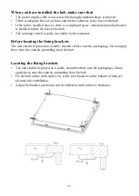 Preview for 18 page of Econolux UBKCC30BV.2 Instruction Manual / Installation Manual