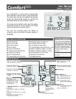 eControls Comfort365 C365W21 User Manual предпросмотр