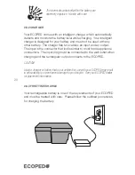 Предварительный просмотр 20 страницы Ecoped ode Owner'S Manual