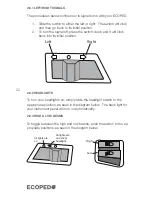 Предварительный просмотр 22 страницы Ecoped ode Owner'S Manual