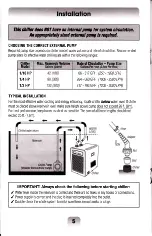 Preview for 6 page of Ecoplus 1/10 HP Instruction Manual