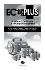 Ecoplus ECOair 1 Instructions Manual предпросмотр