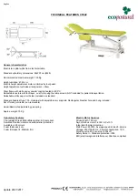 Preview for 12 page of ECOPOSTURAL C3542 Instructions Manual