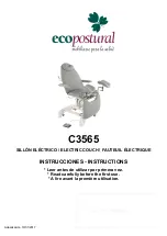 ECOPOSTURAL C3565 Instructions Manual предпросмотр