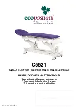 Предварительный просмотр 1 страницы ECOPOSTURAL C5521 Instructions Manual