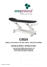 ECOPOSTURAL C5528 Instructions Manual preview