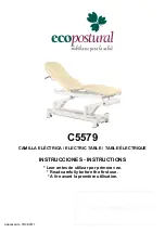 ECOPOSTURAL C5579 Instructions Manual preview