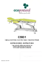 ECOPOSTURAL C5931 Instructions Manual preview