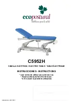 Preview for 1 page of ECOPOSTURAL C5952H Instructions Manual