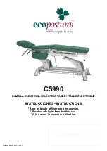 ECOPOSTURAL C5990 Instructions Manual preview