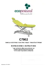 ECOPOSTURAL C7902 Instructions Manual preview