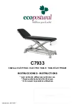 Preview for 1 page of ECOPOSTURAL C7933 Instruction Manual