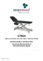 ECOPOSTURAL C7934 Instructions Manual preview