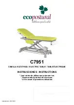 ECOPOSTURAL C7951 Instructions Manual preview