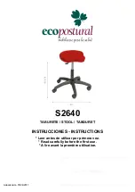 ECOPOSTURAL S2640 Instructions Manual предпросмотр