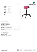 Preview for 4 page of ECOPOSTURAL S3620 Instructions Manual