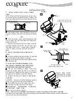 Предварительный просмотр 7 страницы ECOPURE EP 6225 Installation And Operation Manual