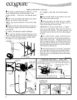 Предварительный просмотр 8 страницы ECOPURE EP 6225 Installation And Operation Manual