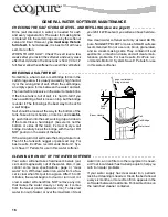 Предварительный просмотр 16 страницы ECOPURE EP 6225 Installation And Operation Manual