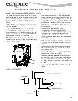 Предварительный просмотр 21 страницы ECOPURE EP 6225 Installation And Operation Manual