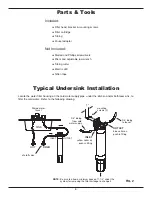 Предварительный просмотр 4 страницы ECOPURE EPWUFF Installation And Operation Manual