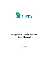 Предварительный просмотр 1 страницы eCopy AS-Y5091 User Manual