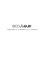 Preview for 14 page of ecoque 71008 Assembly & Operation Manual