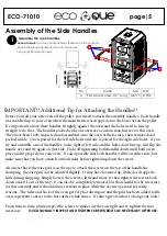 Preview for 5 page of ecoque ECO-71010 Assembly & Operation Manual