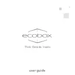 EcoQuest Ecobox User Manual предпросмотр