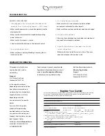 Preview for 7 page of EcoQuest Gemini User Manual