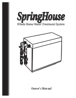 EcoQuest SpringHouse Owner'S Manual preview