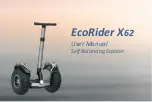 Ecorider X62 User Manual preview