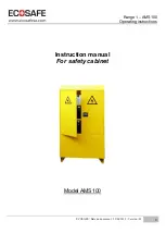 Предварительный просмотр 1 страницы ECOSAFE AMS100 Instruction Manual