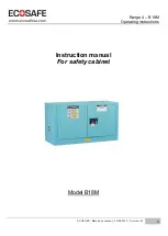 Preview for 1 page of ECOSAFE B18M Instruction Manual