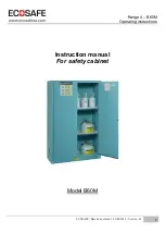 ECOSAFE B60M Instruction Manual preview