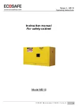 ECOSAFE MB18 Instruction Manual preview