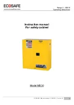 Preview for 1 page of ECOSAFE MB30 Instruction Manual