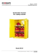 Предварительный просмотр 1 страницы ECOSAFE MC90 Instruction Manual