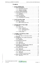 Preview for 11 page of ECOScience 6300wt Installation And User Manual